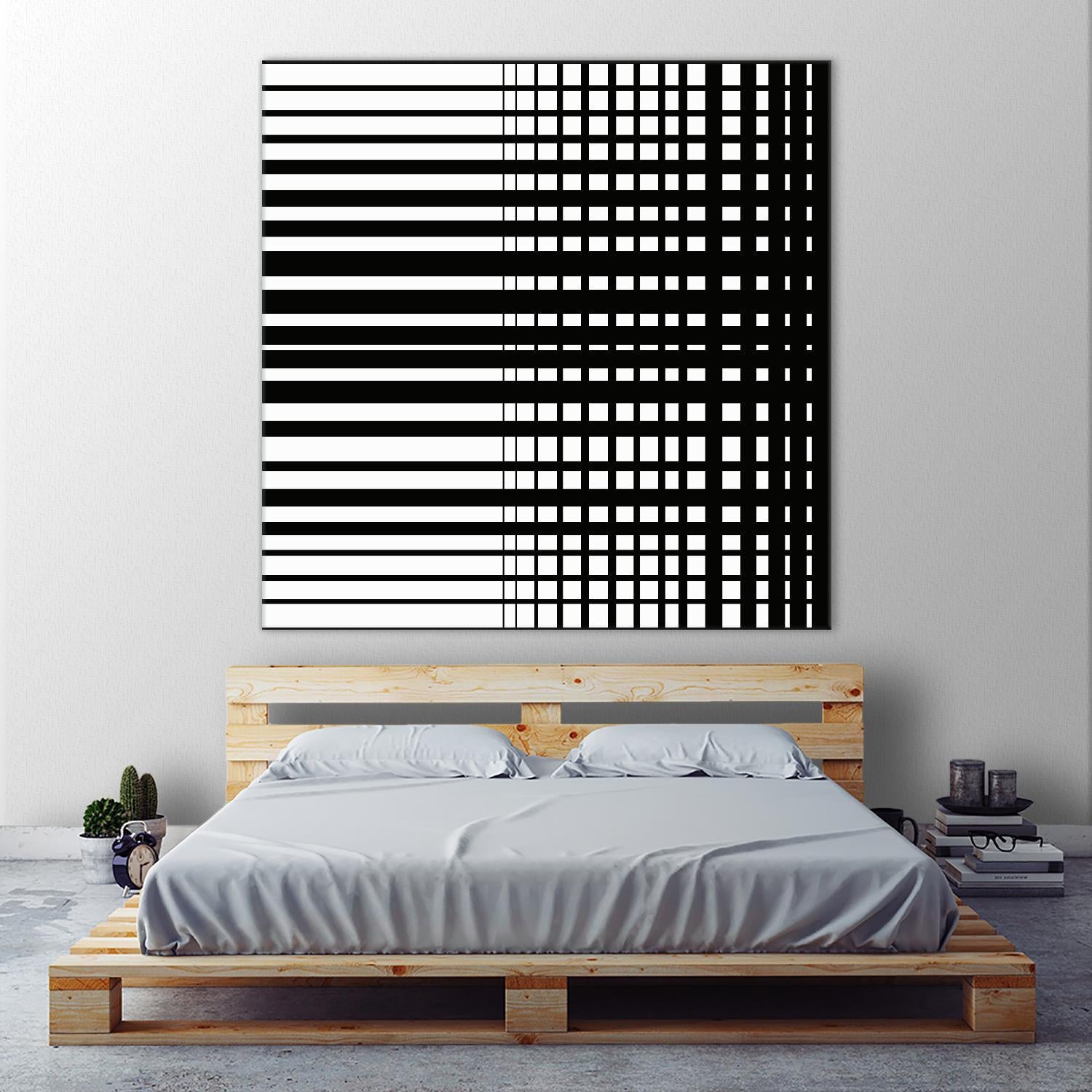 Vibing I by Daleno Art on GIANT ART - white patterns abstrait
