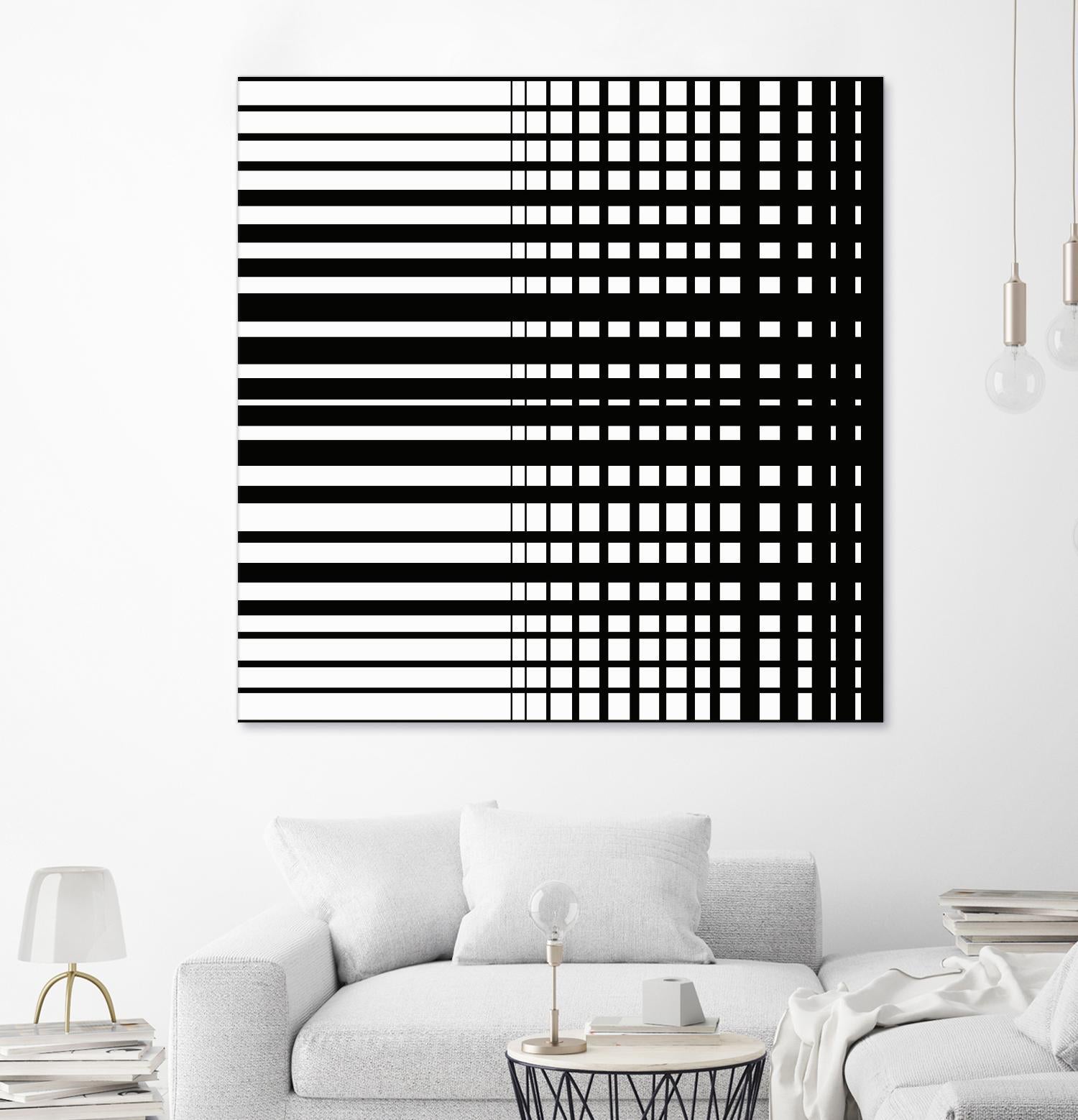 Vibing I by Daleno Art on GIANT ART - white patterns abstrait