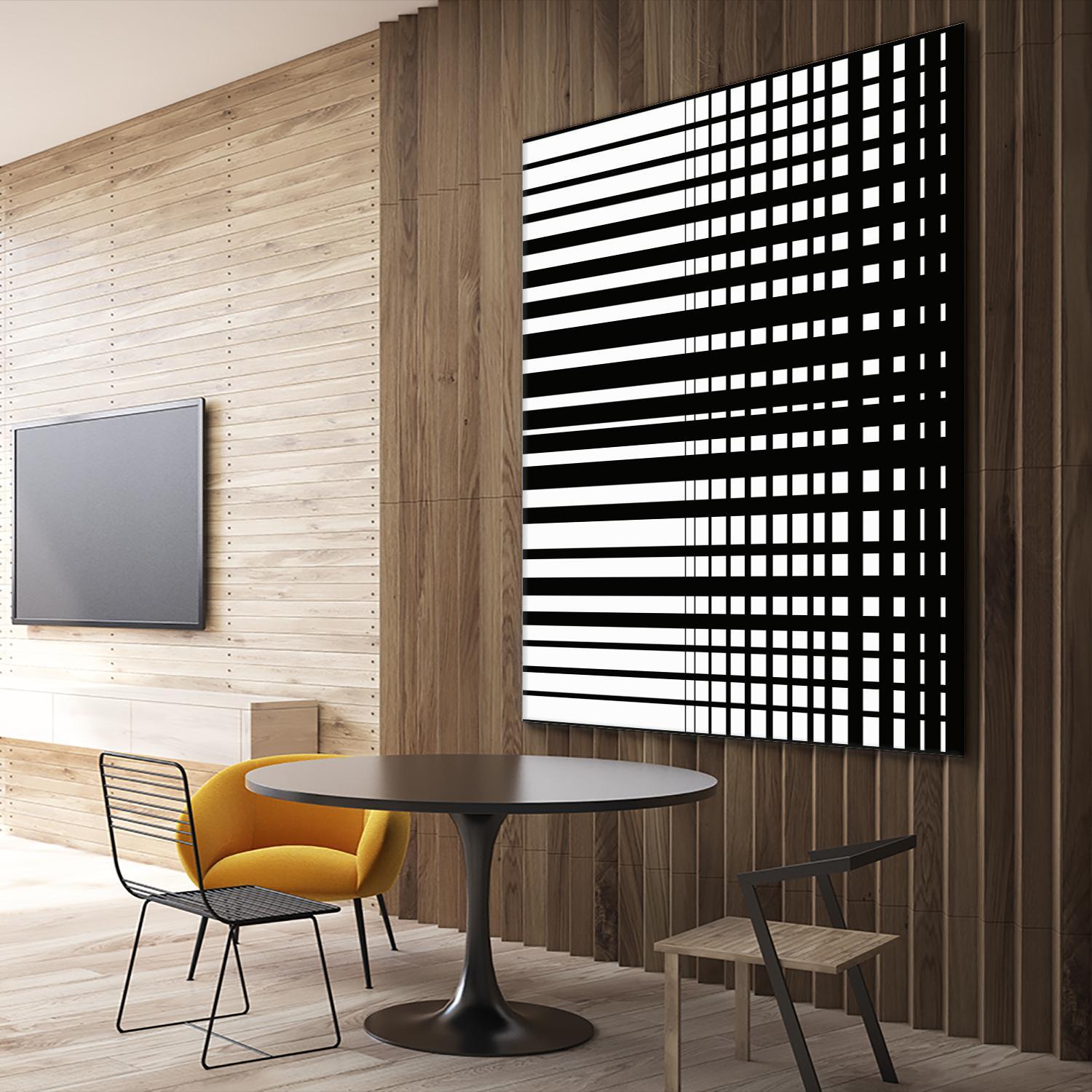 Vibing I by Daleno Art on GIANT ART - white patterns abstrait