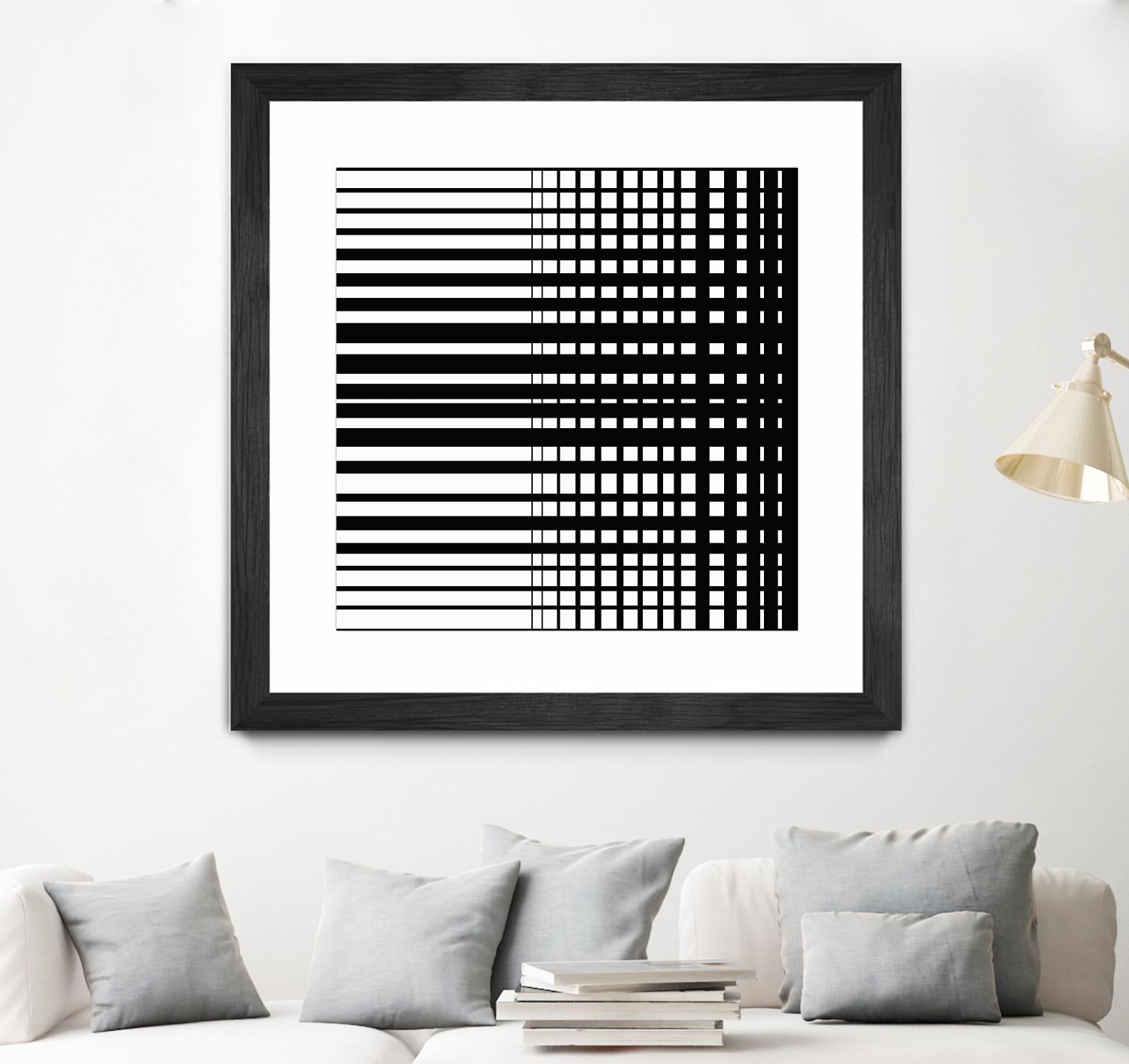 Vibing I by Daleno Art on GIANT ART - white patterns abstrait