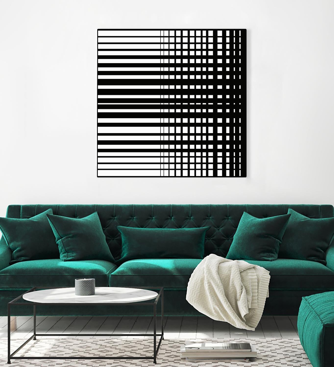Vibing I by Daleno Art on GIANT ART - white patterns abstrait