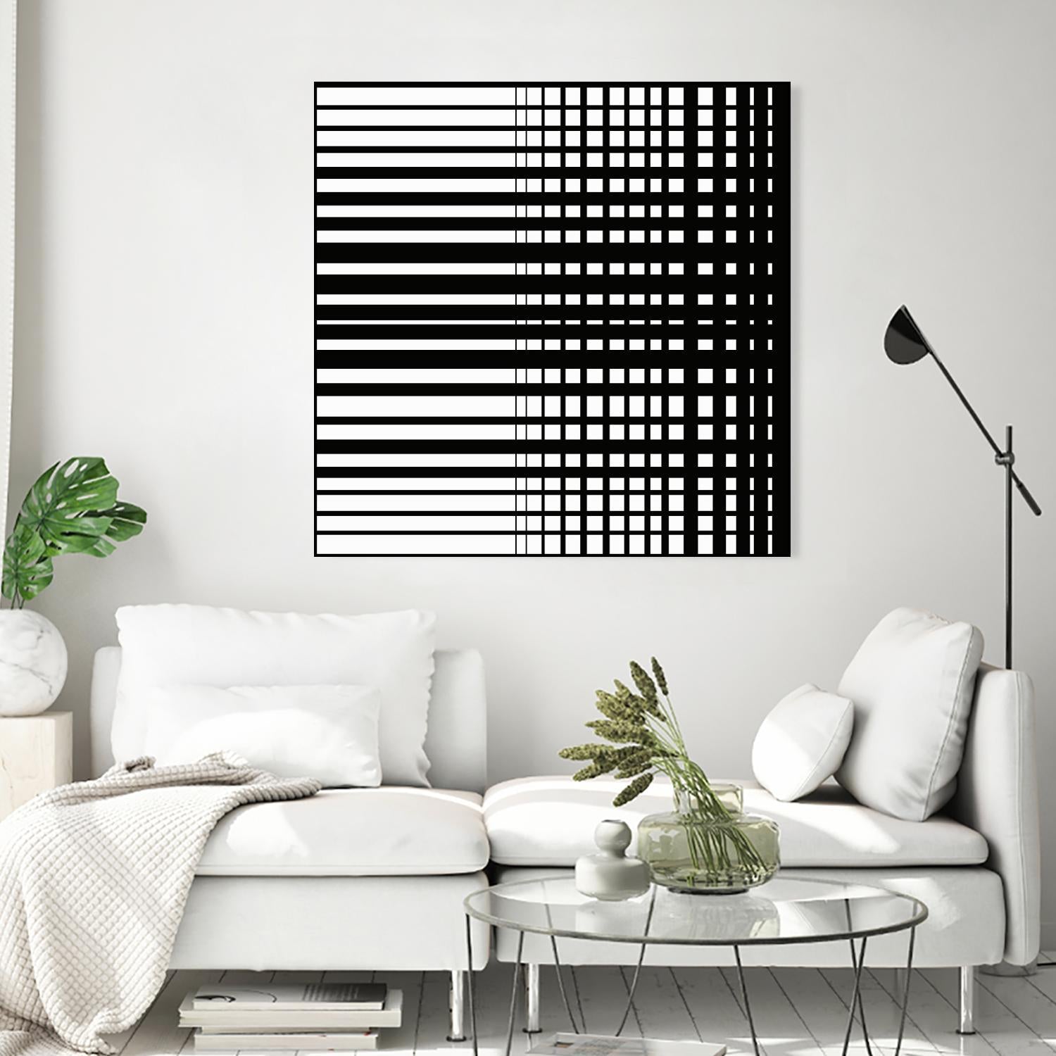 Vibing I by Daleno Art on GIANT ART - white patterns abstrait