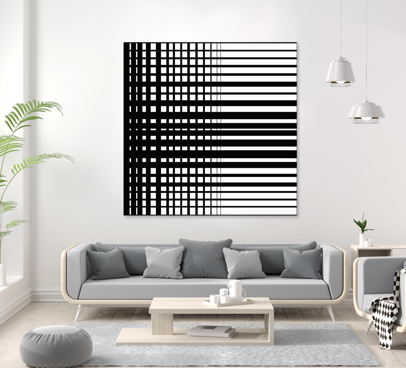 Vibing II by Daleno Art on GIANT ART - white patterns abstrait