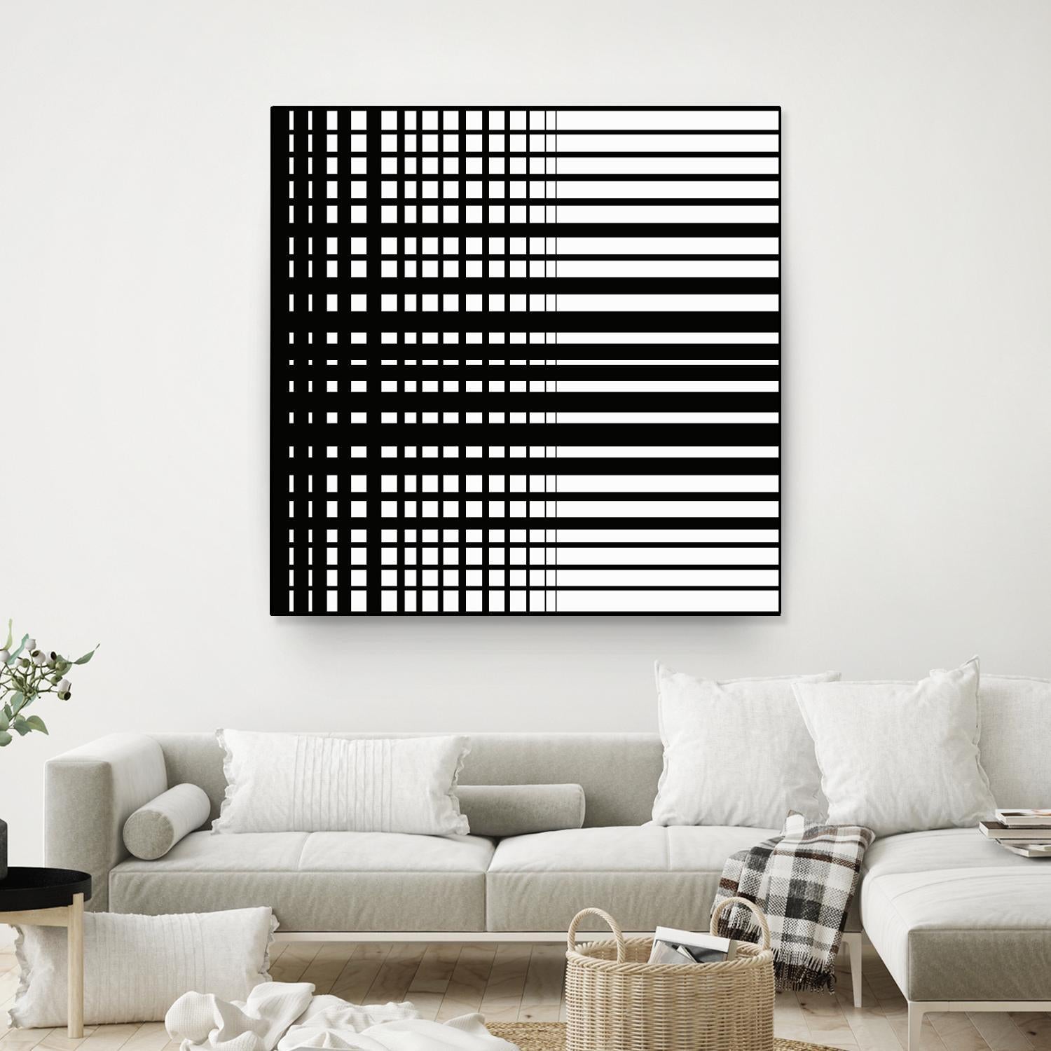 Vibing II by Daleno Art on GIANT ART - white patterns abstrait