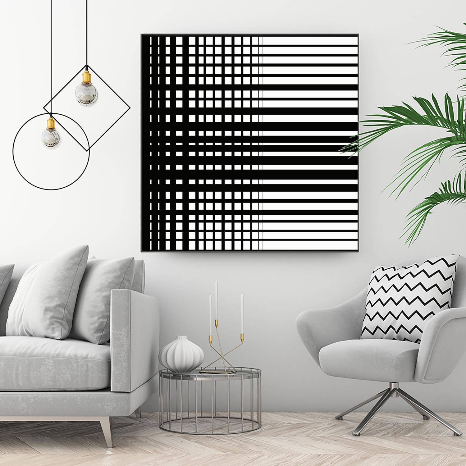 Vibing II by Daleno Art on GIANT ART - white patterns abstrait