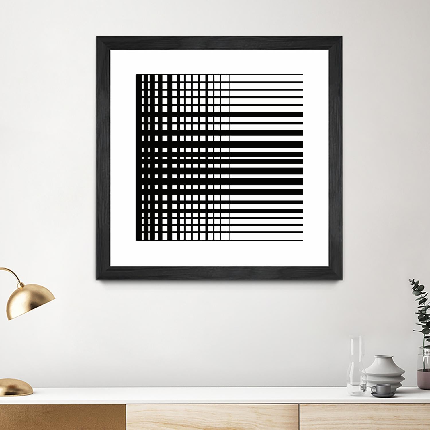 Vibing II by Daleno Art on GIANT ART - white patterns abstrait