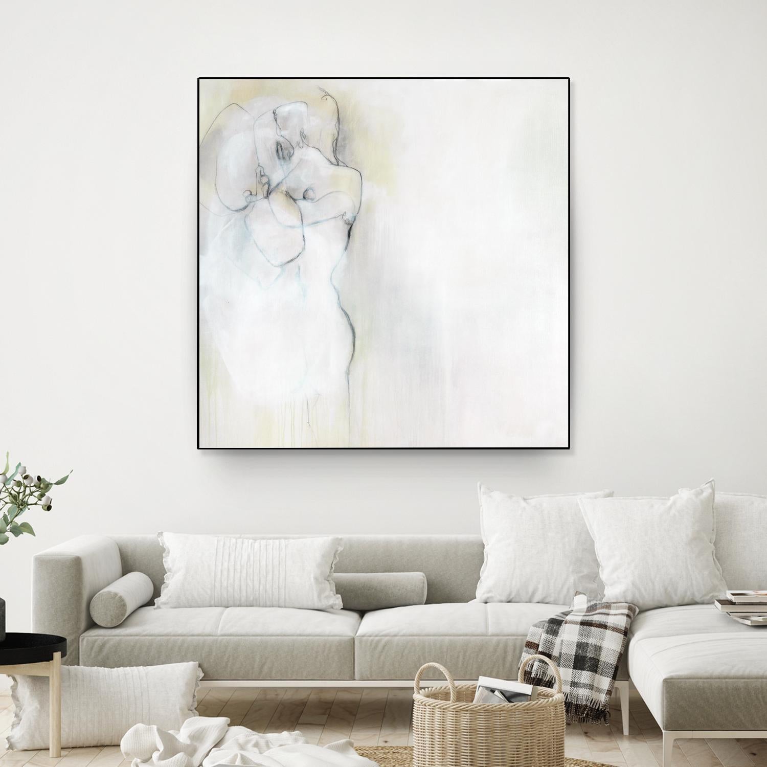 Together in Peace by Daleno Art on GIANT ART - white abstract abstrait