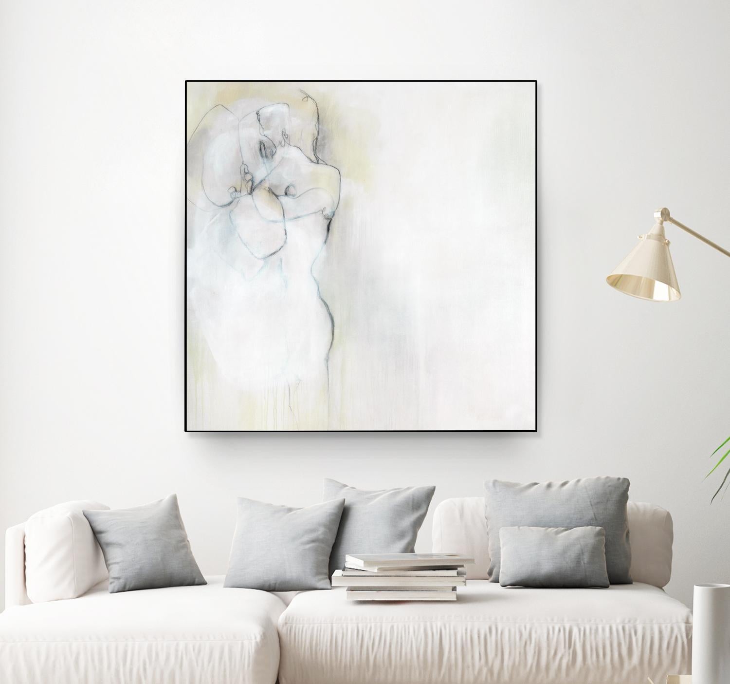Together in Peace by Daleno Art on GIANT ART - white abstract abstrait