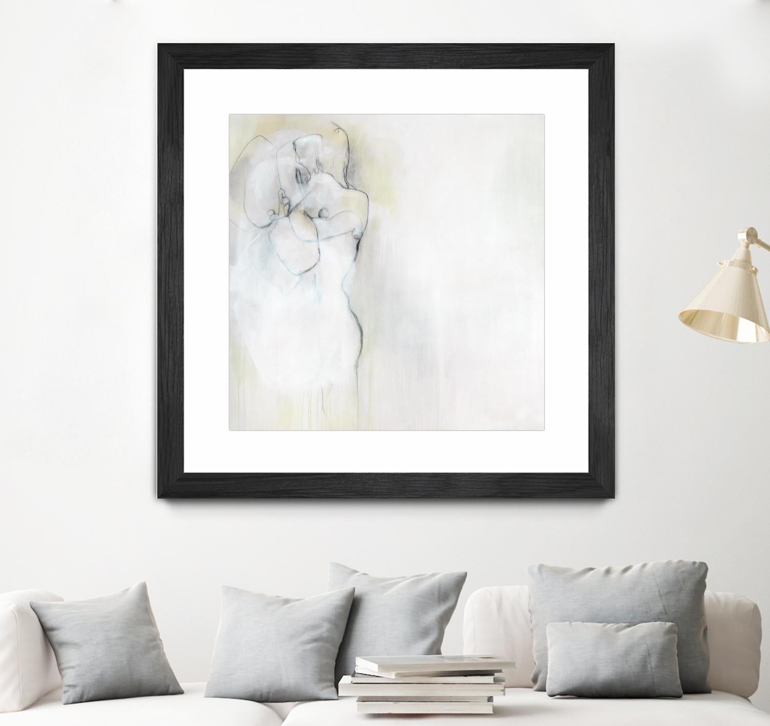 Together in Peace by Daleno Art on GIANT ART - white abstract abstrait