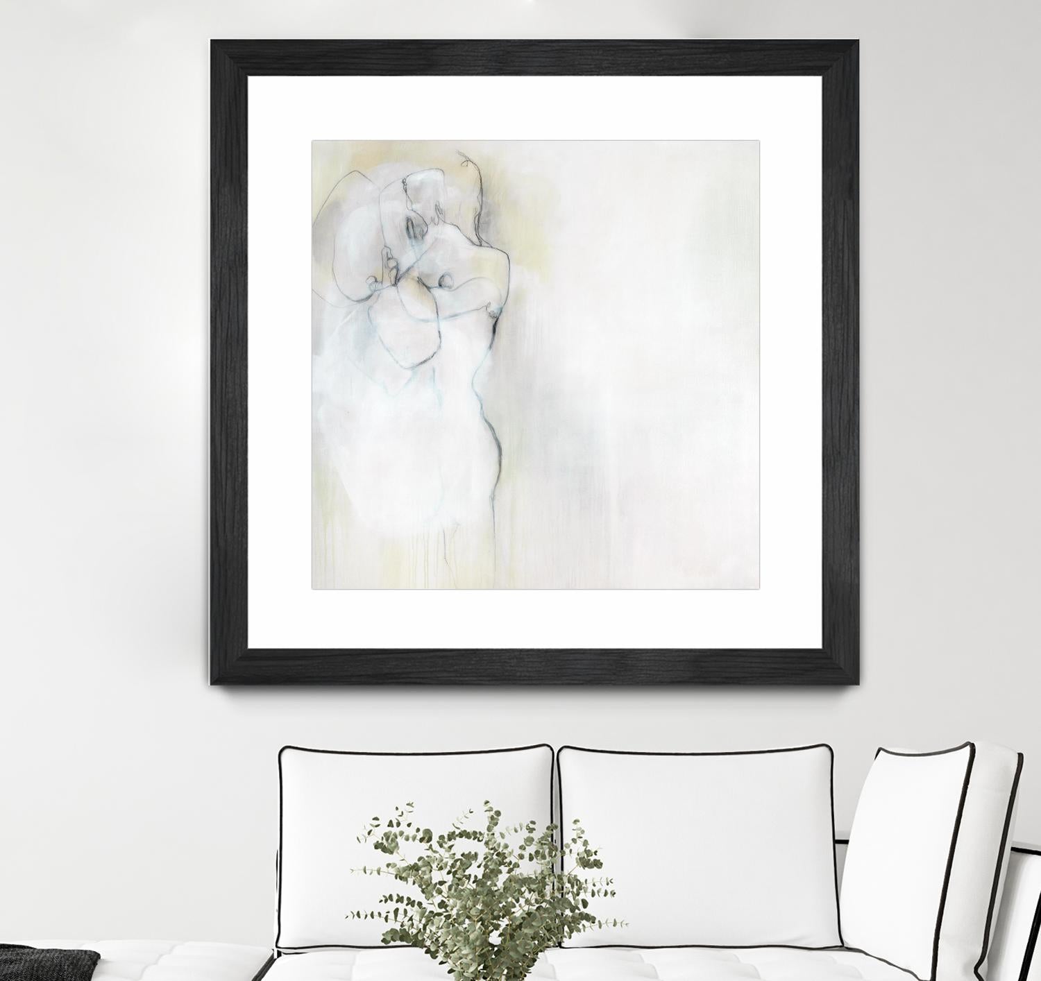 Together in Peace by Daleno Art on GIANT ART - white abstract abstrait