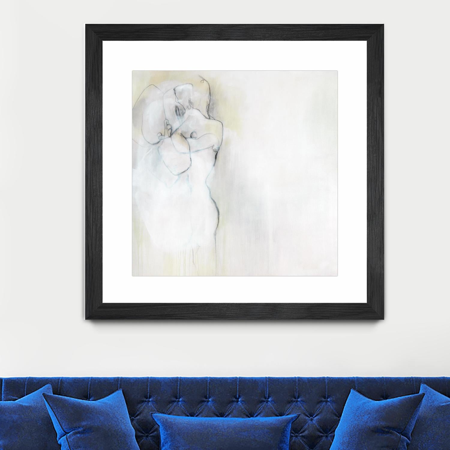 Together in Peace by Daleno Art on GIANT ART - white abstract abstrait