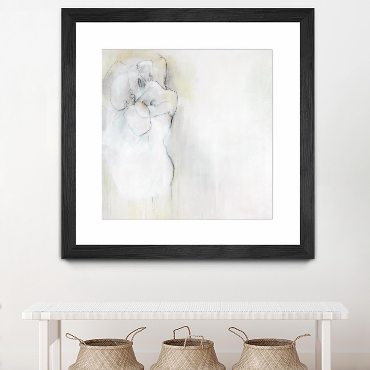 Together in Peace by Daleno Art on GIANT ART - white abstract abstrait