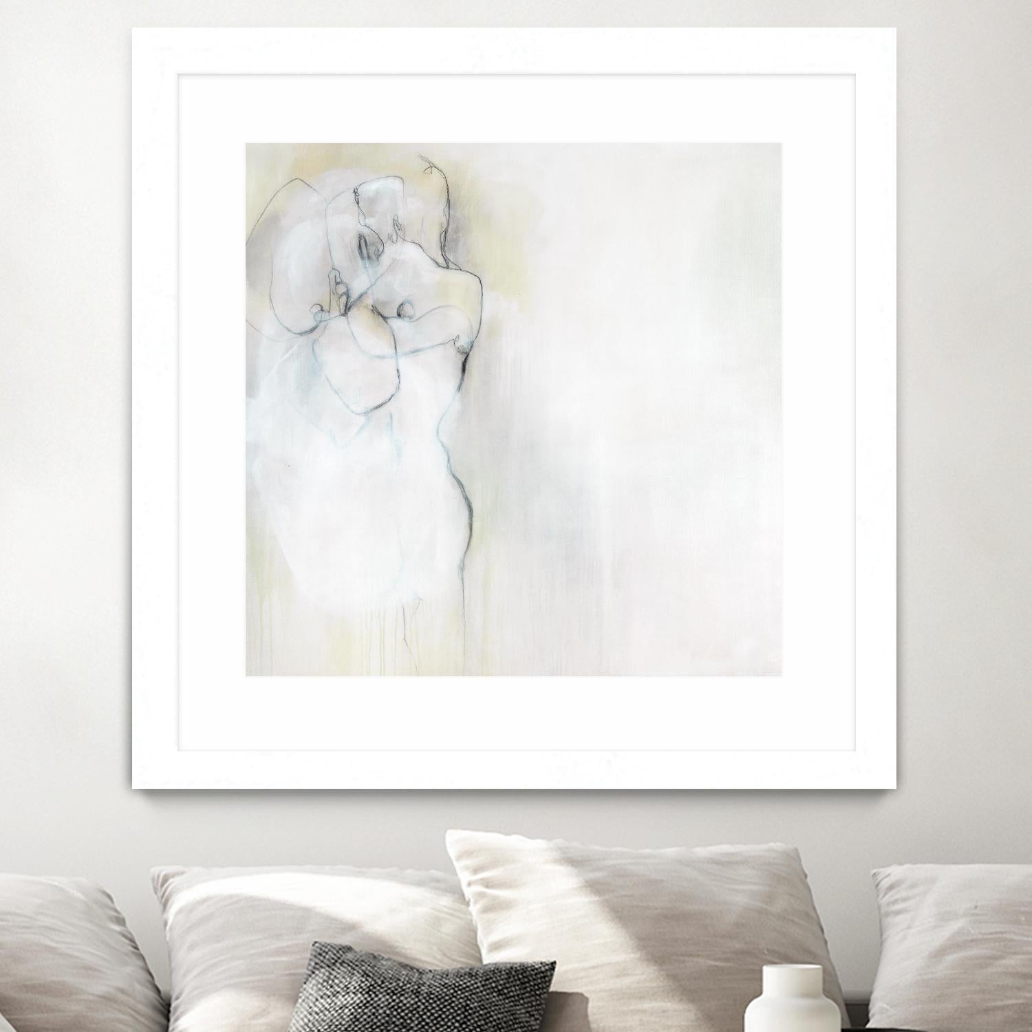 Together in Peace by Daleno Art on GIANT ART - white abstract abstrait
