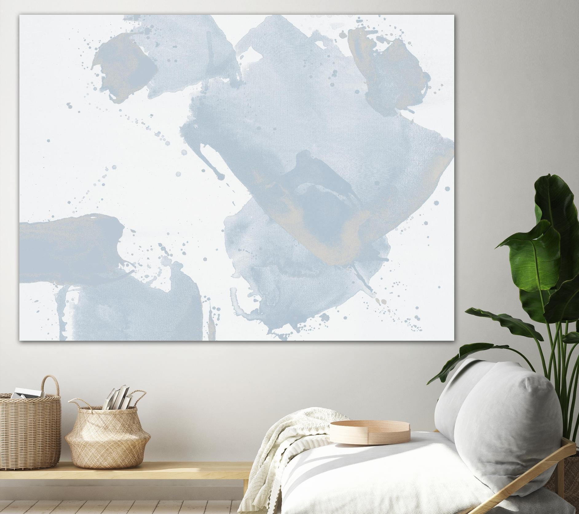 Baby Doll Blues II by Daleno Art on GIANT ART - blue abstract abstract