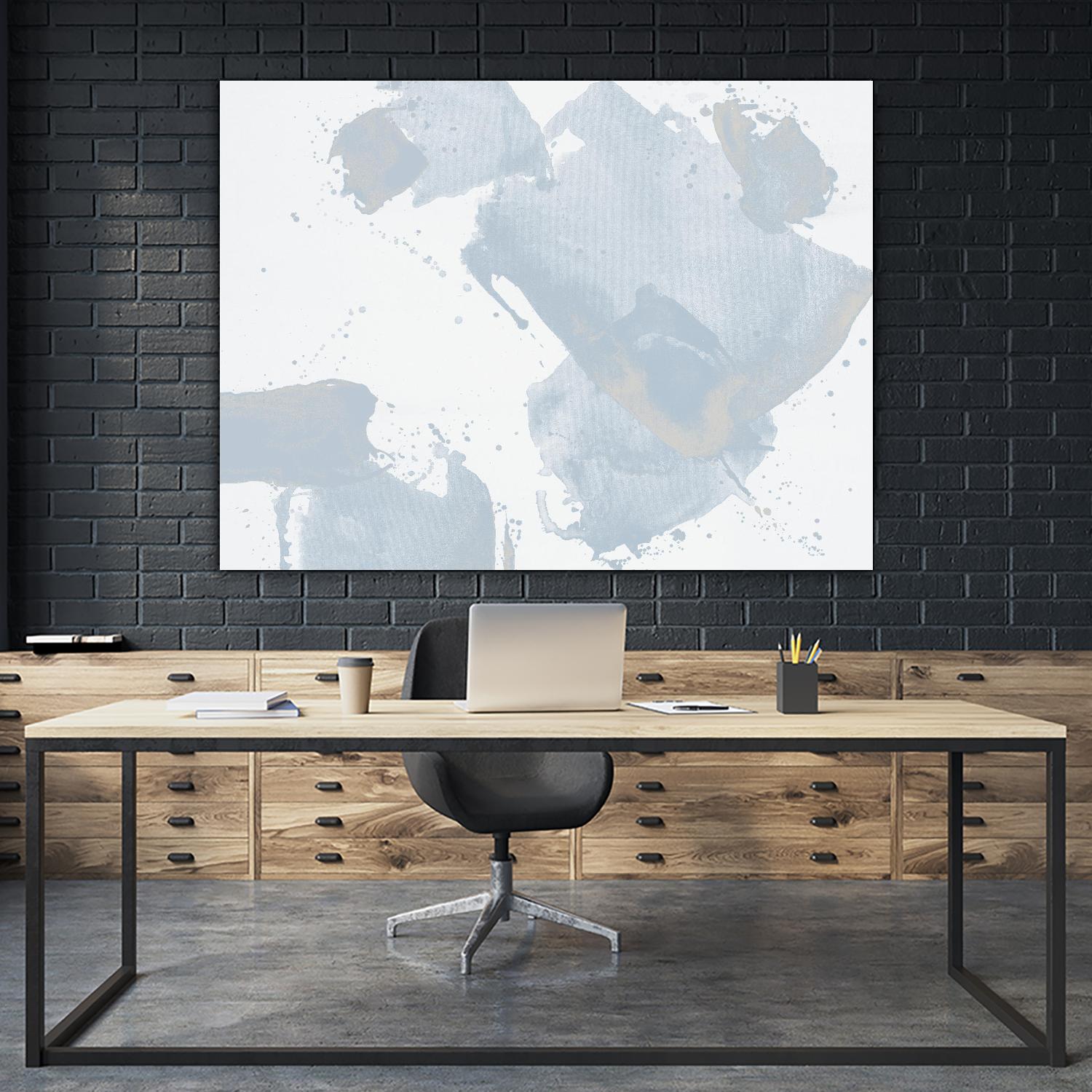 Baby Doll Blues II by Daleno Art on GIANT ART - blue abstract abstract