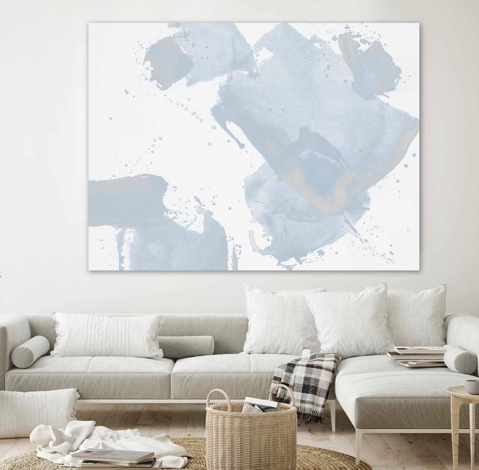 Baby Doll Blues II by Daleno Art on GIANT ART - blue abstract abstract