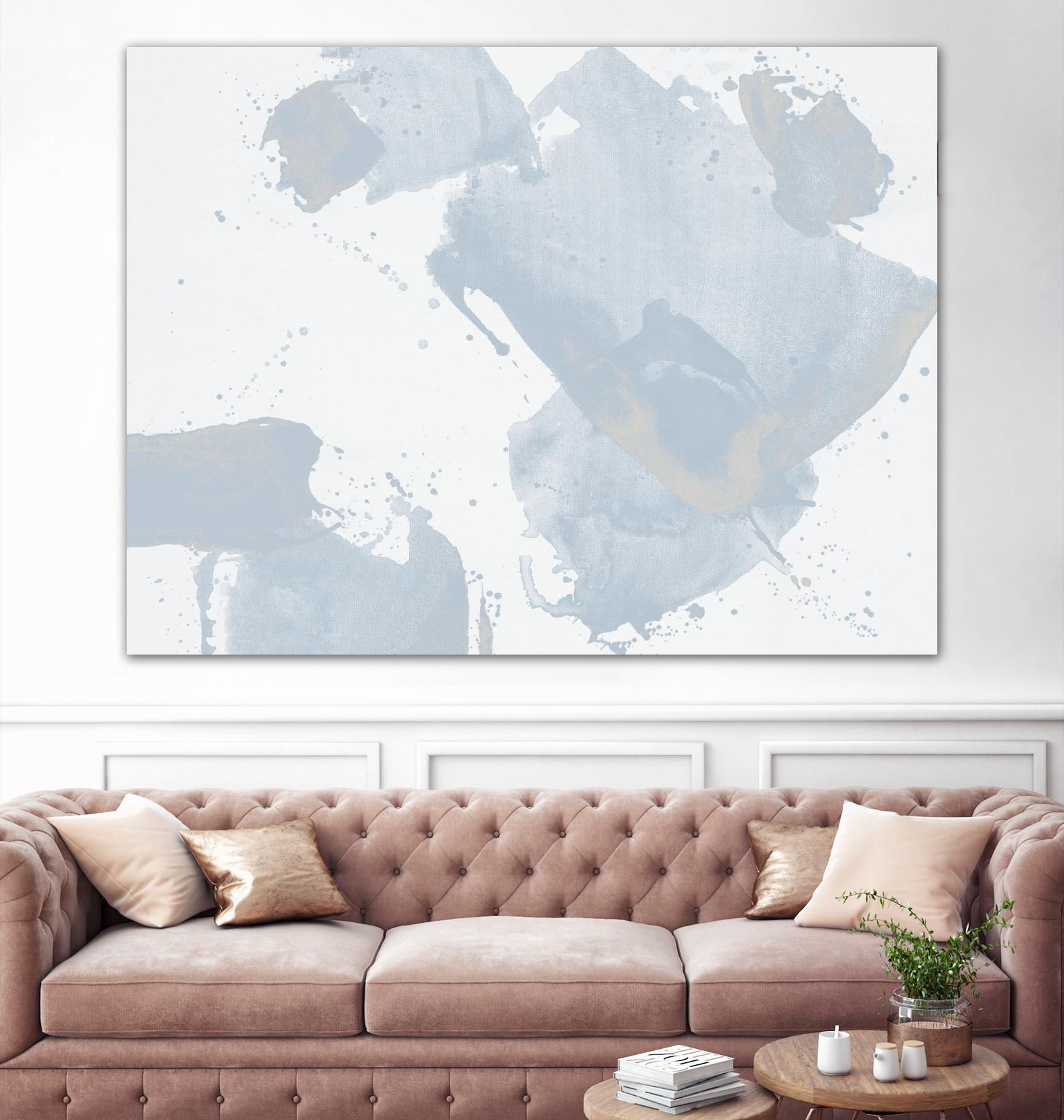 Baby Doll Blues II by Daleno Art on GIANT ART - blue abstract abstract