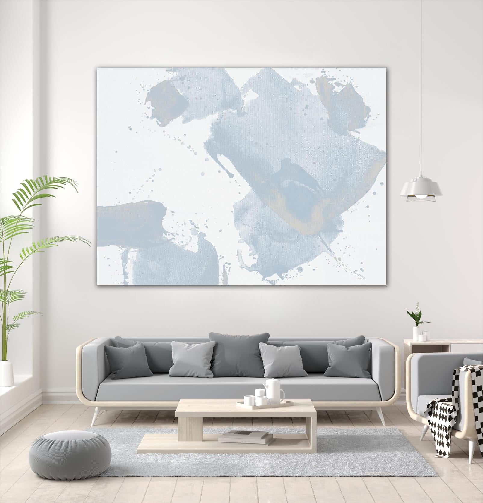 Baby Doll Blues II by Daleno Art on GIANT ART - blue abstract abstract