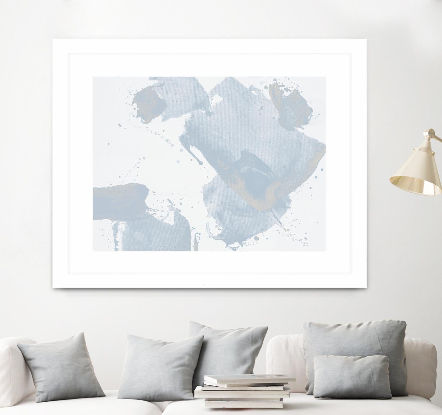 Baby Doll Blues II by Daleno Art on GIANT ART - blue abstract abstract