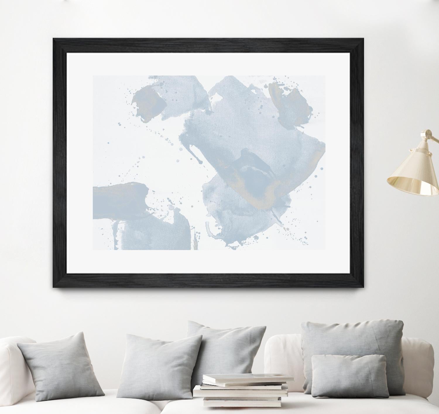 Baby Doll Blues II by Daleno Art on GIANT ART - blue abstract abstract