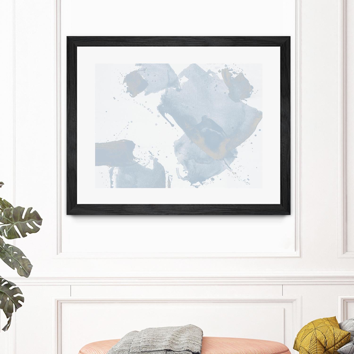 Baby Doll Blues II by Daleno Art on GIANT ART - blue abstract abstract