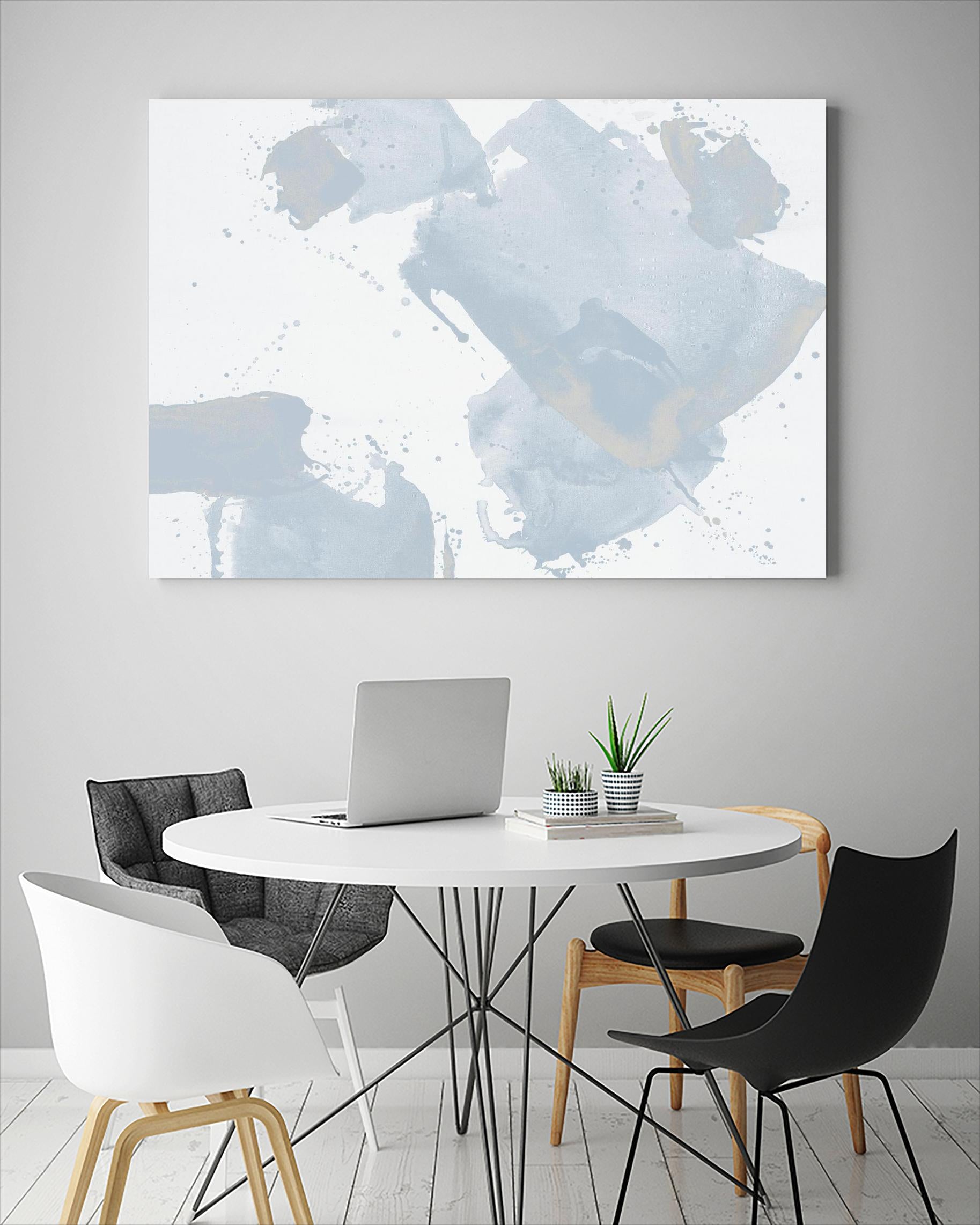 Baby Doll Blues II by Daleno Art on GIANT ART - blue abstract abstract