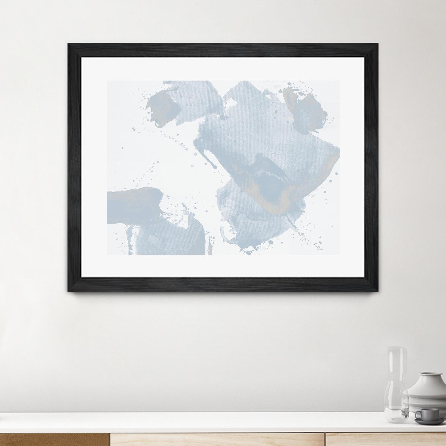 Baby Doll Blues II by Daleno Art on GIANT ART - blue abstract abstract