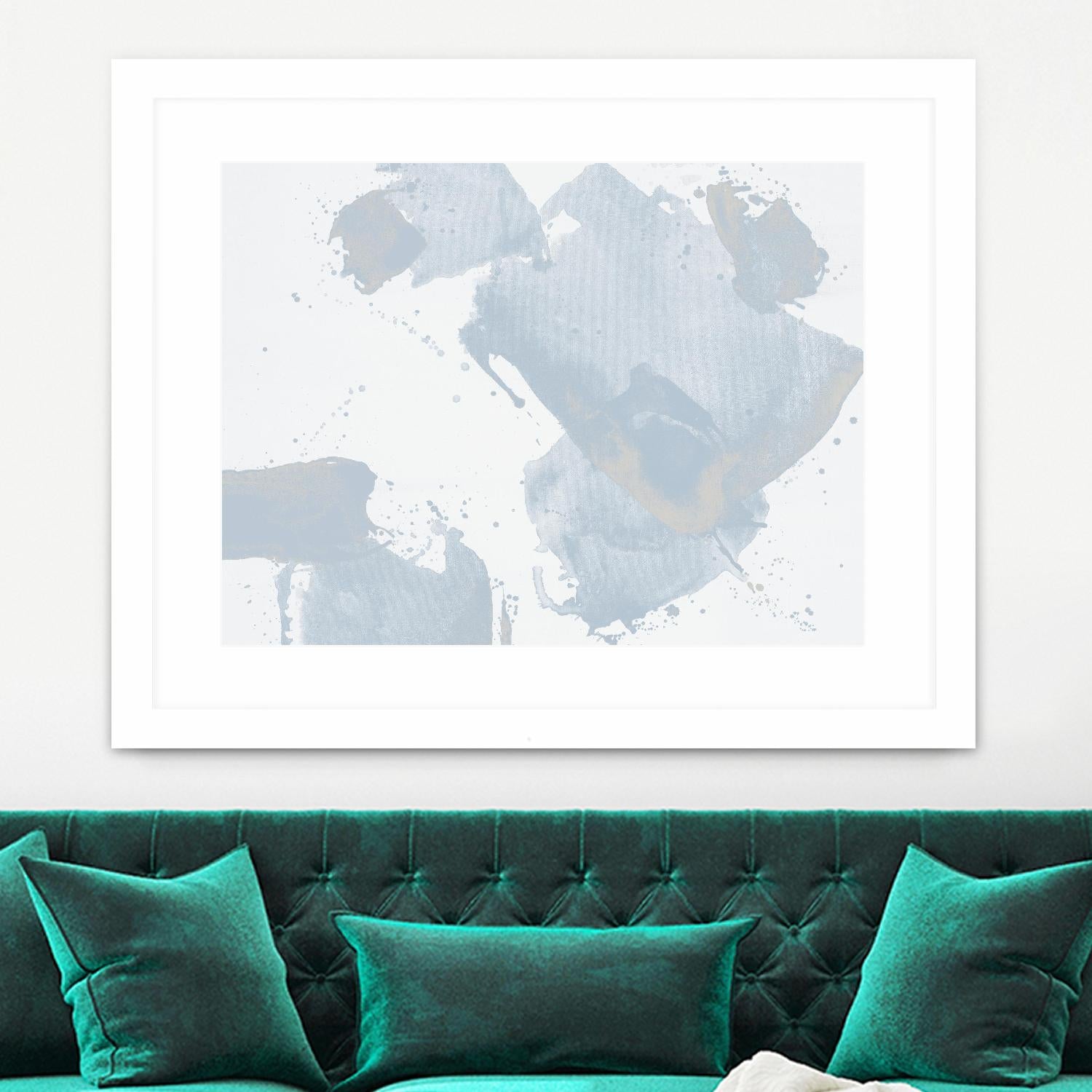 Baby Doll Blues II by Daleno Art on GIANT ART - blue abstract abstract