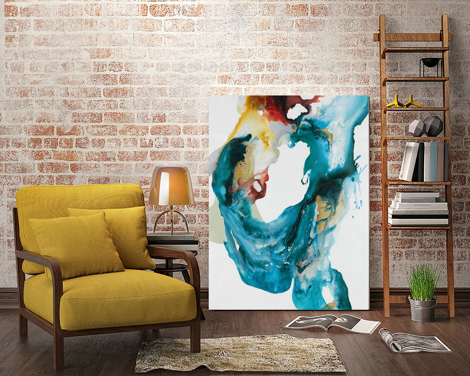 Weighted Flow II by Daleno Art on GIANT ART - abstract