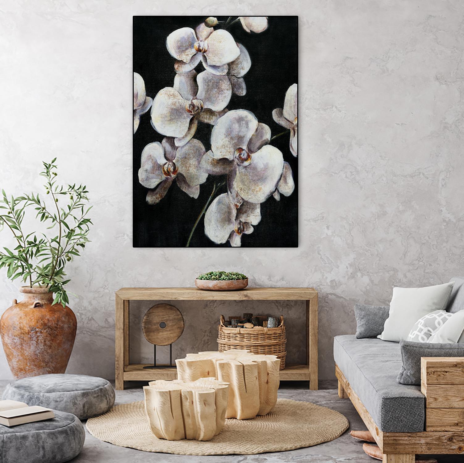 Dream of Dior I by Daleno Art on GIANT ART - orange abstract abstrait