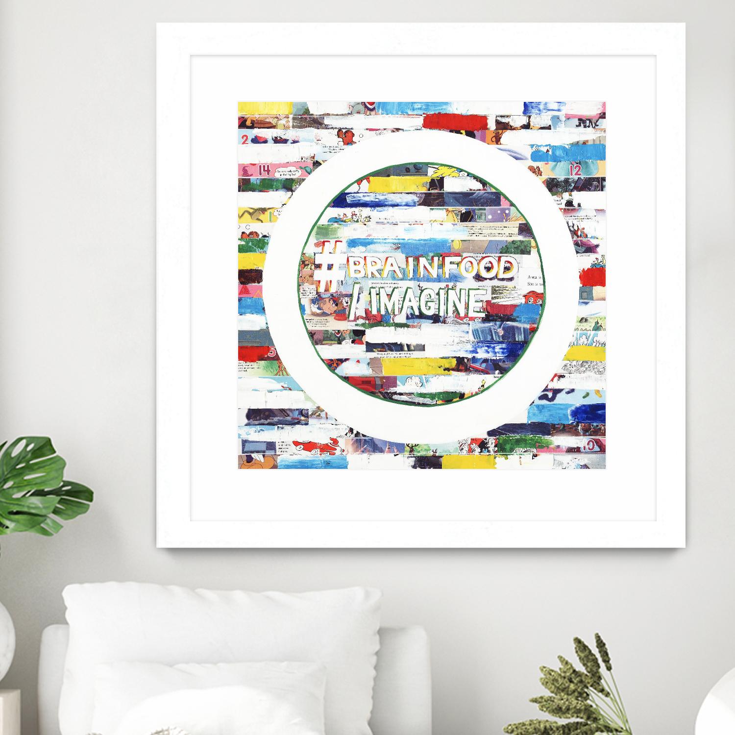 Smoke Circus IV by Daleno Art on GIANT ART - red patterns  abstrait