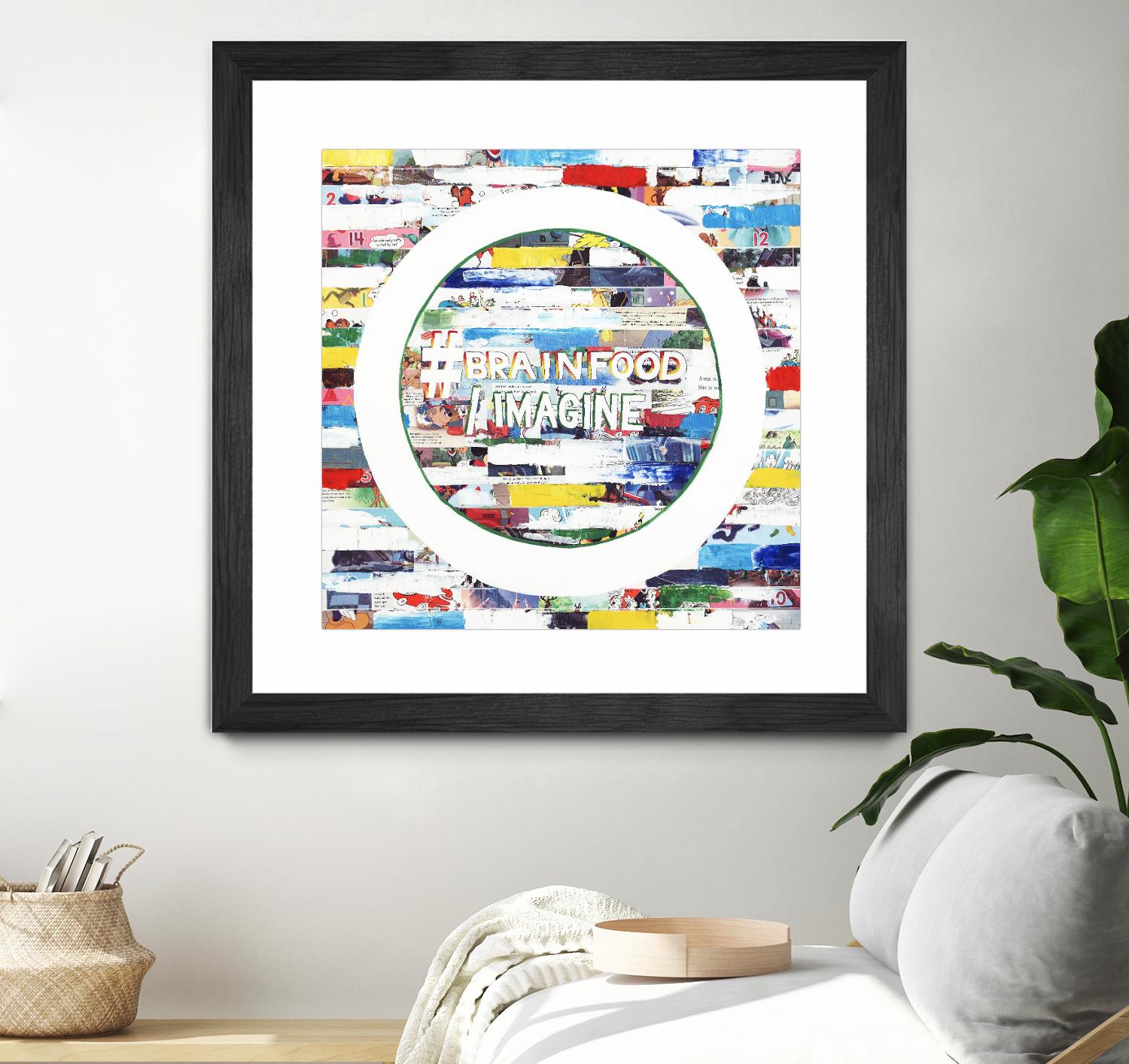 Smoke Circus IV by Daleno Art on GIANT ART - red patterns  abstrait