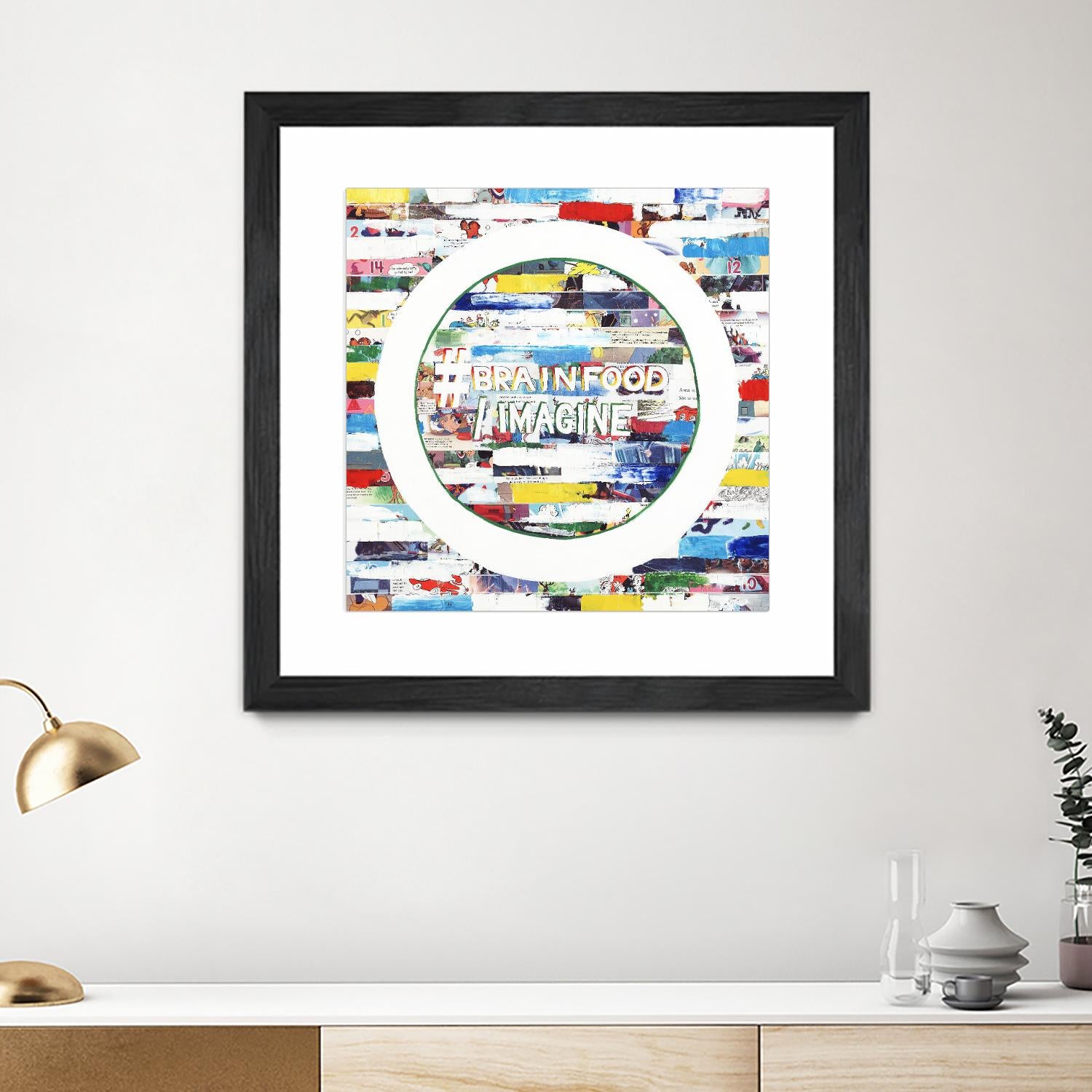 Smoke Circus IV by Daleno Art on GIANT ART - red patterns  abstrait