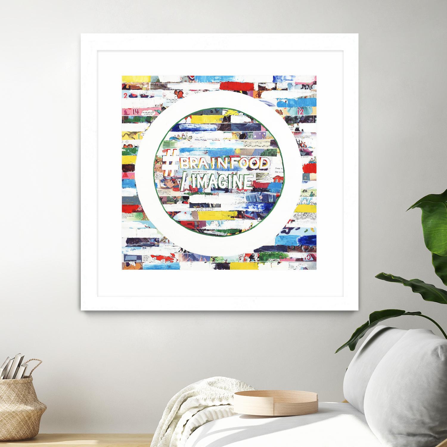 Smoke Circus IV by Daleno Art on GIANT ART - red patterns  abstrait