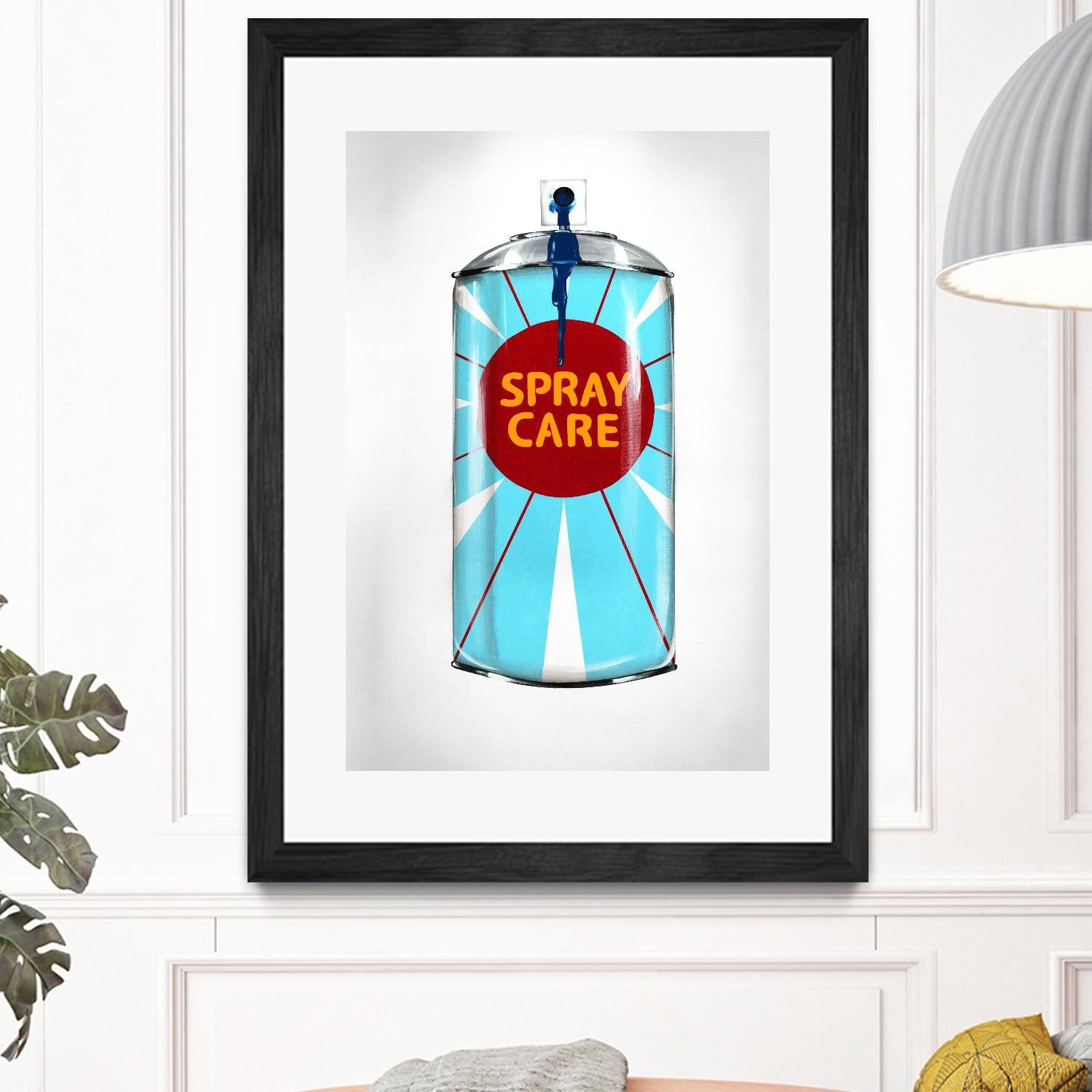 Public Expression II by Daleno Art on GIANT ART - red typography spray can