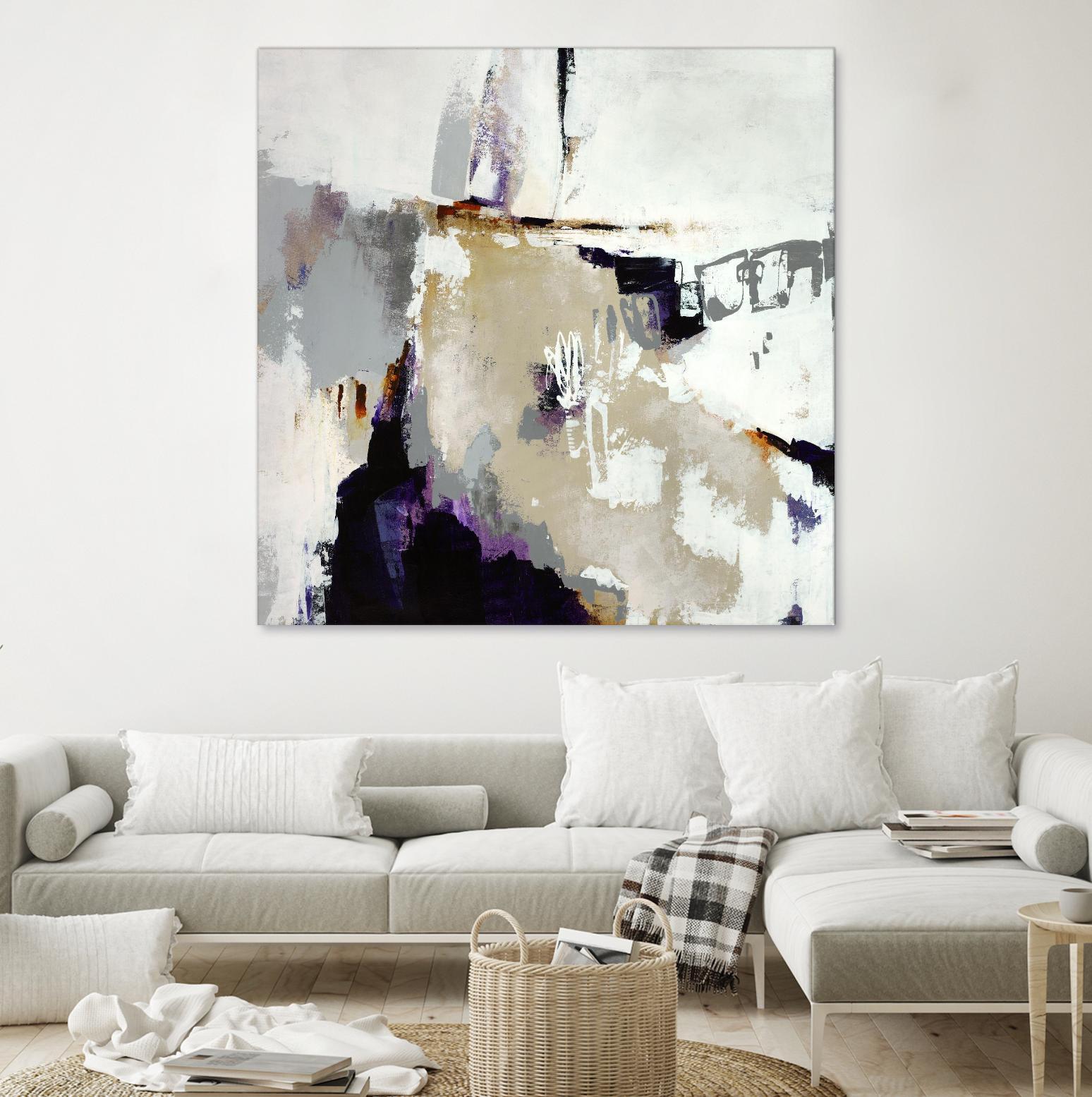 Tumult Roar by Daleno Art on GIANT ART - orange abstract abstrait