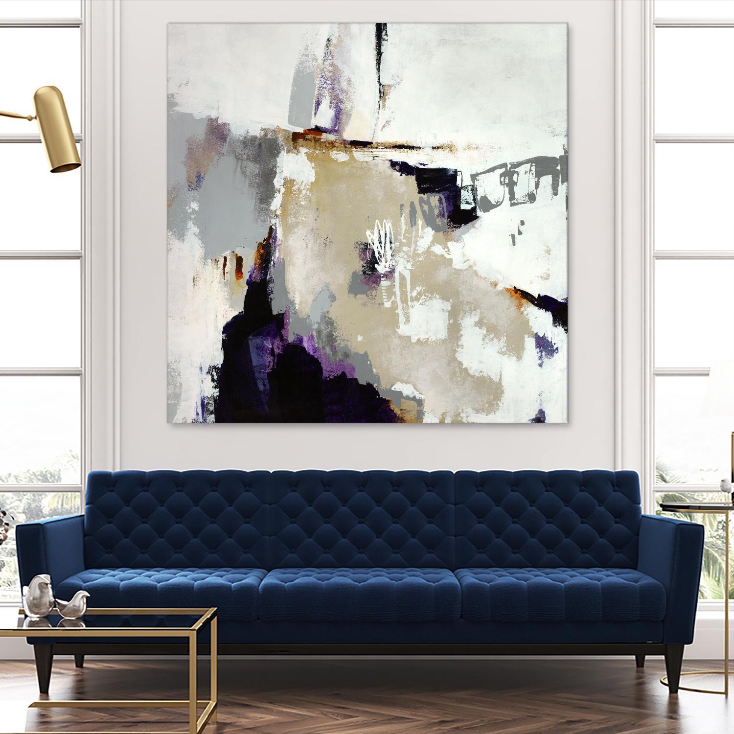 Tumult Roar by Daleno Art on GIANT ART - orange abstract abstrait