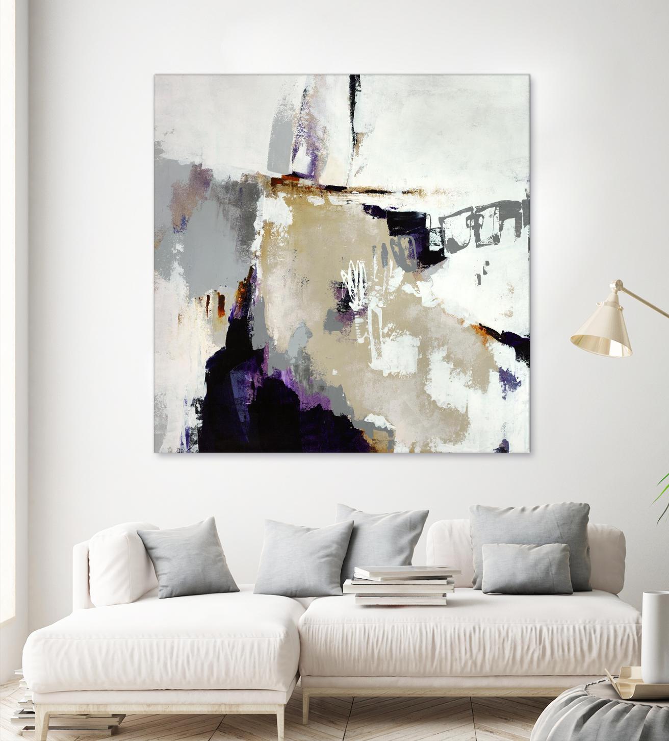 Tumult Roar by Daleno Art on GIANT ART - orange abstract abstrait