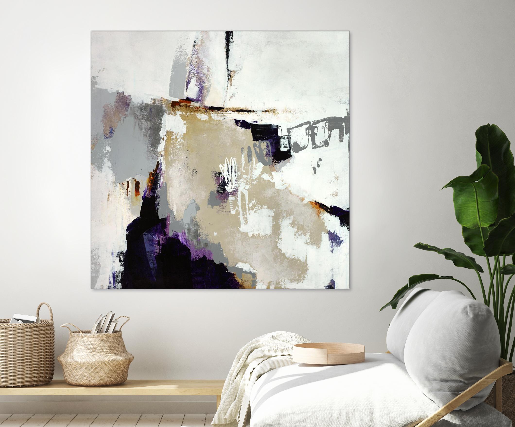 Tumult Roar by Daleno Art on GIANT ART - orange abstract abstrait