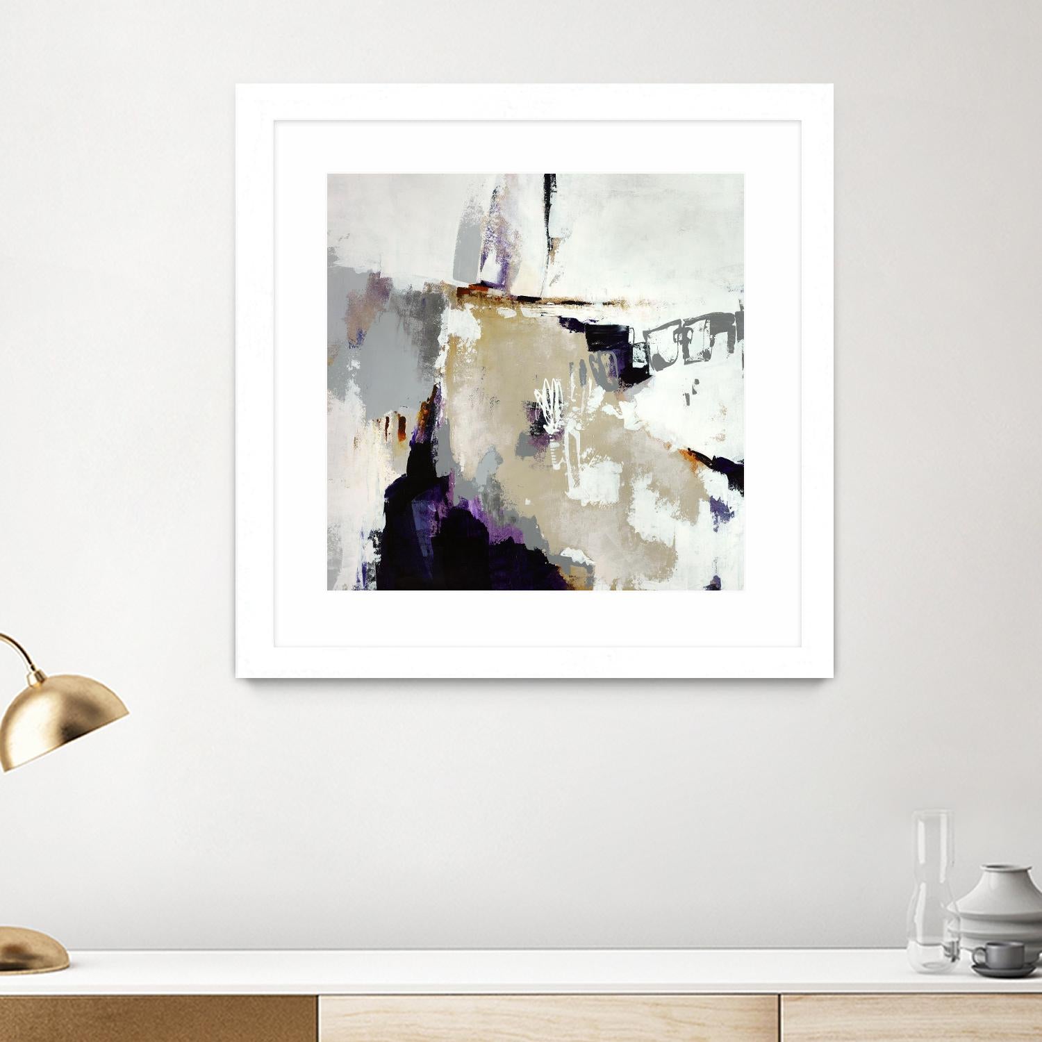 Tumult Roar by Daleno Art on GIANT ART - orange abstract abstrait