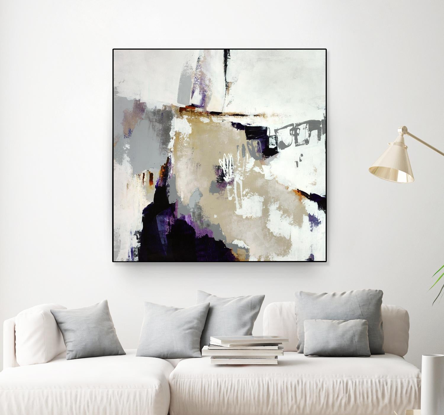 Tumult Roar by Daleno Art on GIANT ART - orange abstract abstrait