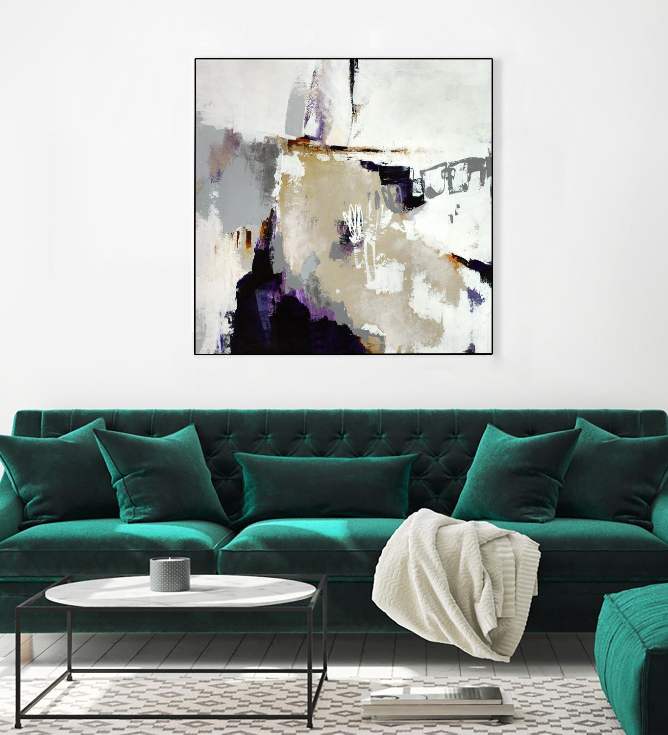 Tumult Roar by Daleno Art on GIANT ART - orange abstract abstrait