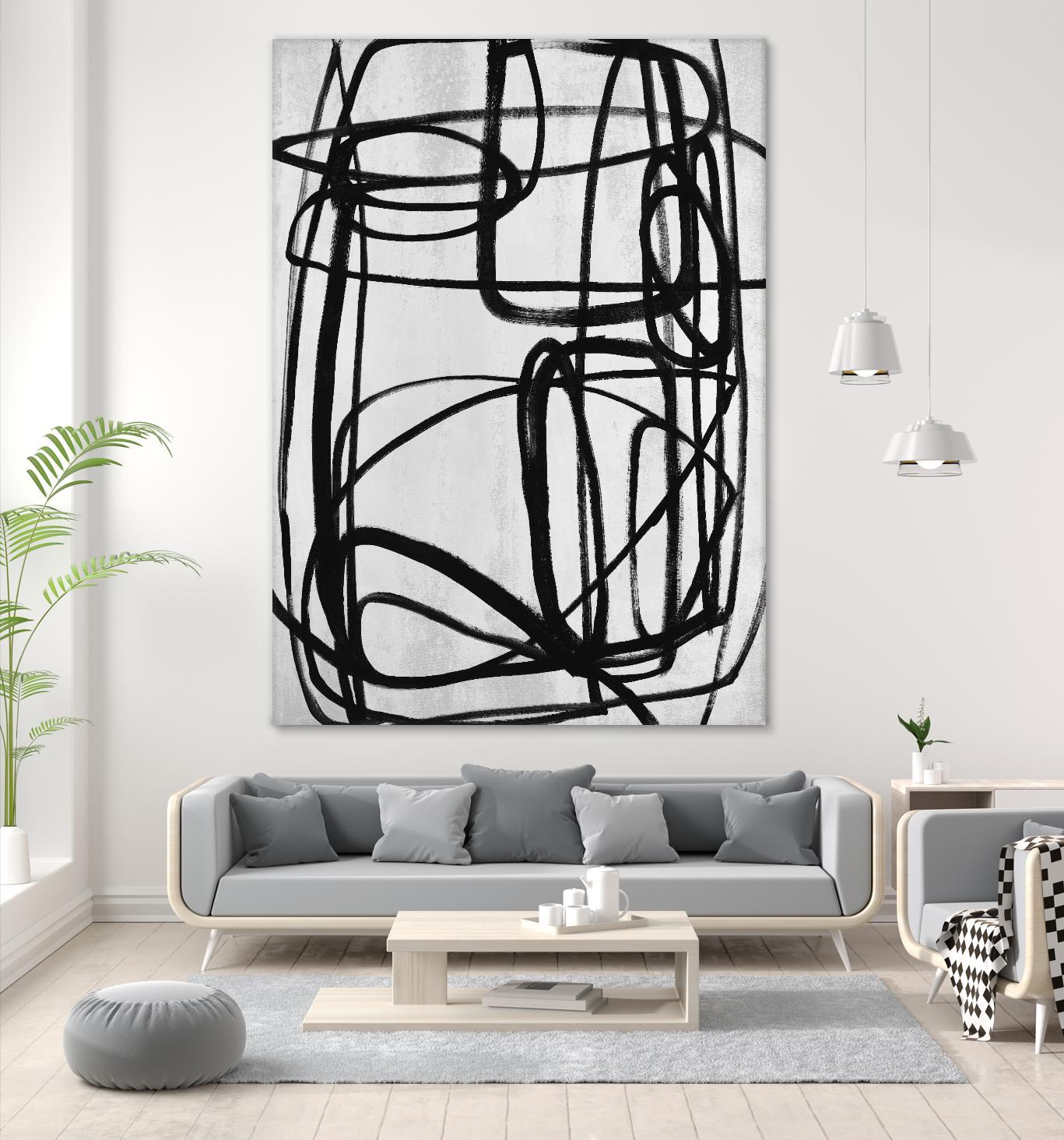 Sensational Climb by Daleno Art on GIANT ART - white black & white abstrait