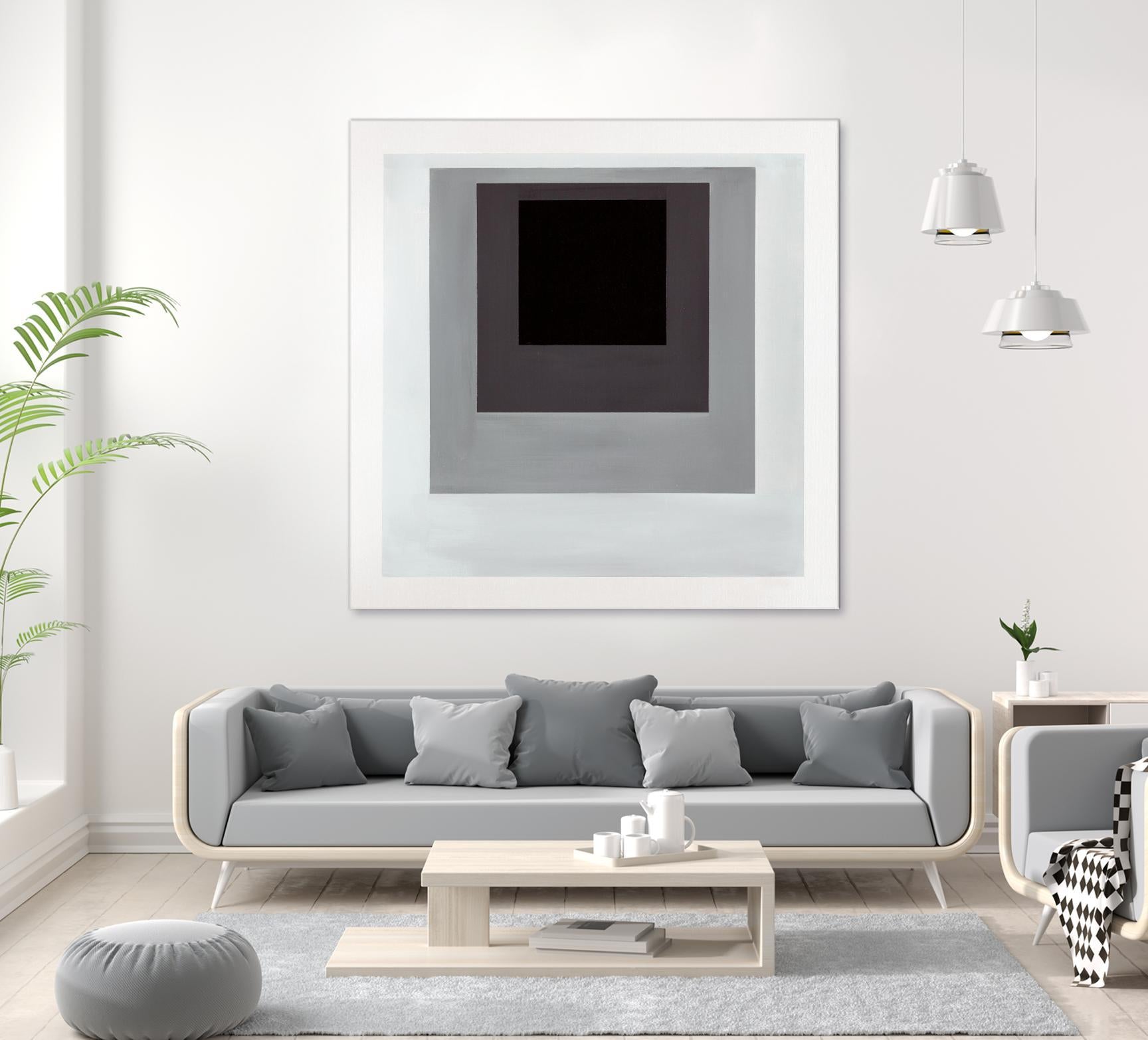 Inside Box Thinker by Daleno Art on GIANT ART - white black & white after joseph b