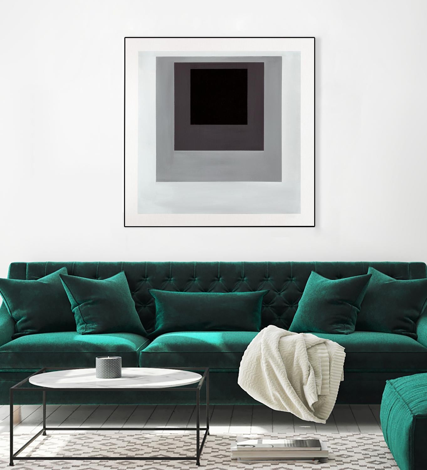 Inside Box Thinker by Daleno Art on GIANT ART - white black & white after joseph b