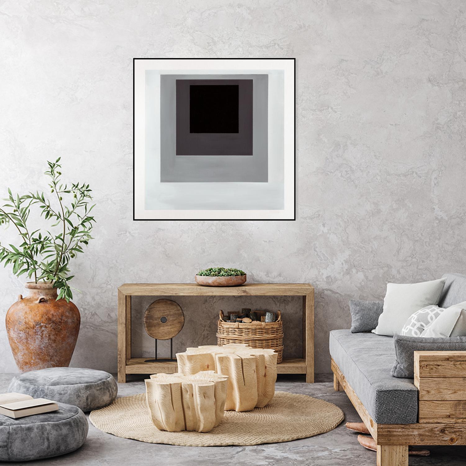 Inside Box Thinker by Daleno Art on GIANT ART - white black & white after joseph b