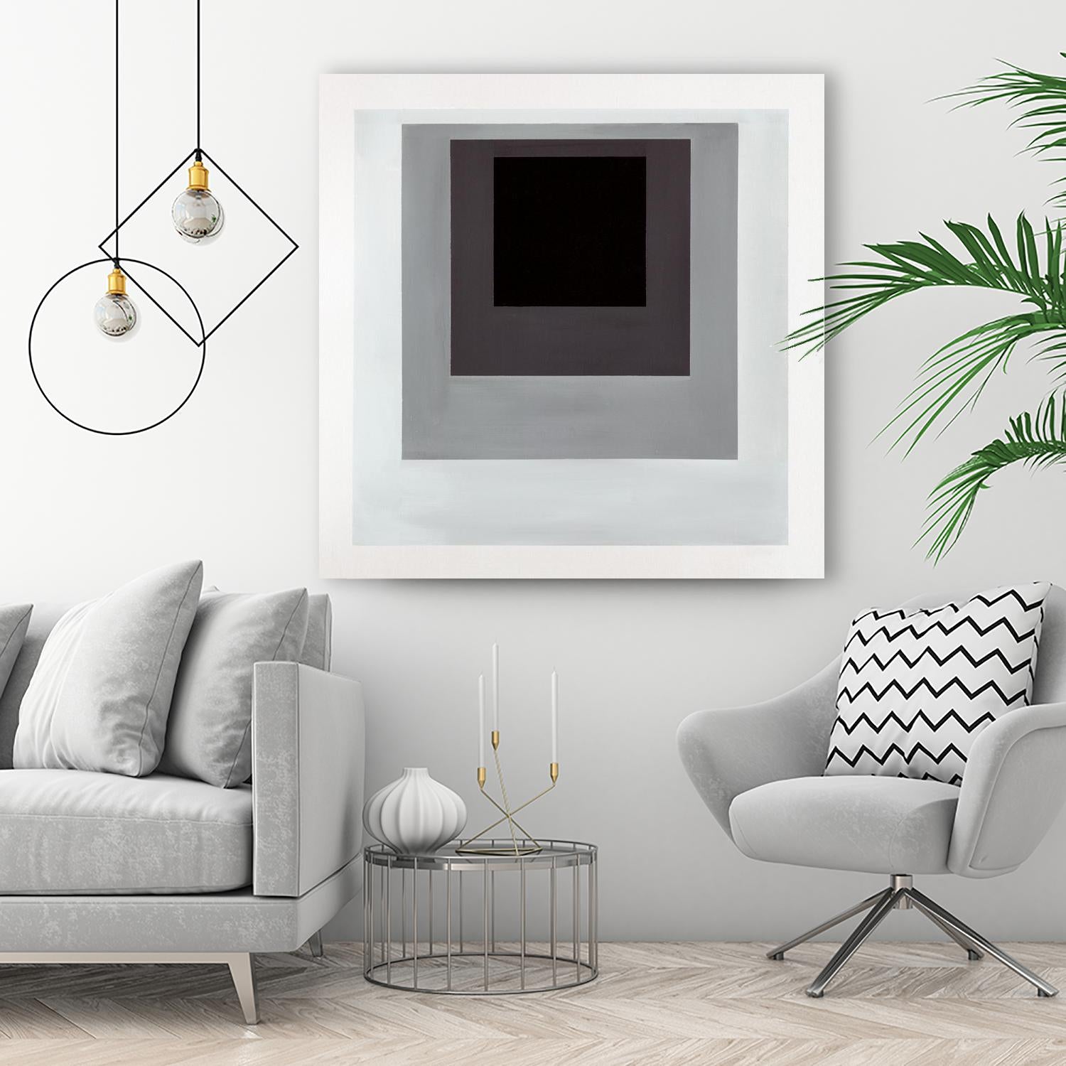 Inside Box Thinker by Daleno Art on GIANT ART - white black & white joseph b