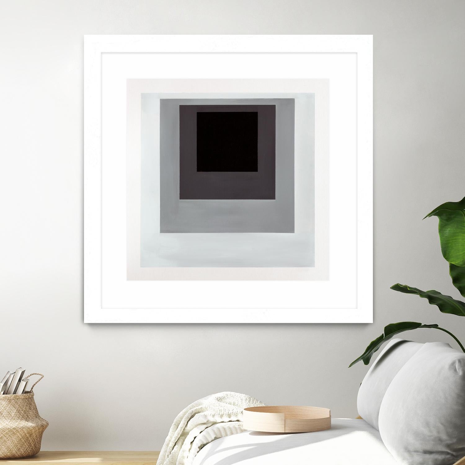 Inside Box Thinker by Daleno Art on GIANT ART - white black & white after joseph b