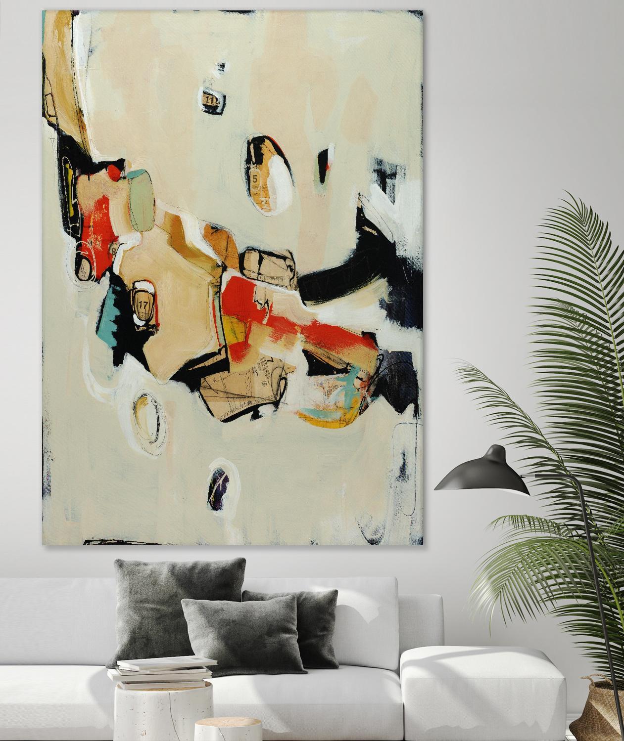 Charred Memorbilia by Daleno Art on GIANT ART - beige abstract abstrait