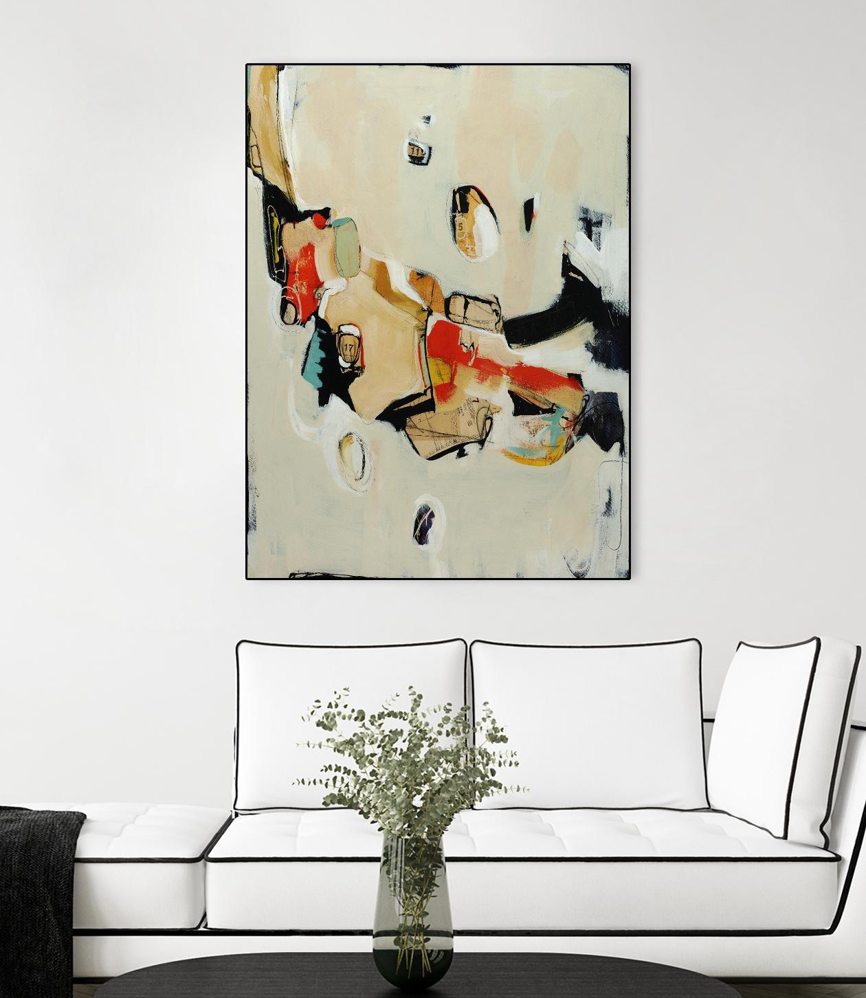 Charred Memorbilia by Daleno Art on GIANT ART - beige abstract abstrait